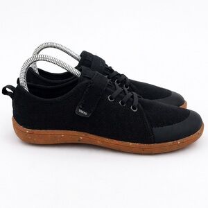 Whitin black barefoot Velcro strap shoes zero drop flexible boys size 6/37